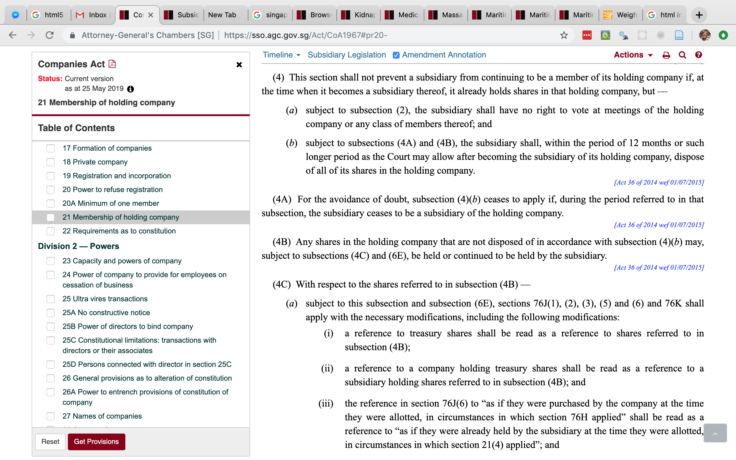 Section 21 of Companies Act